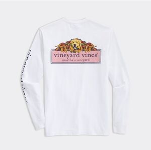 Vineyard Vines Men's Dog Pile Long Sleeve Pocket T-Shirt Martha's Vineyards Sz S